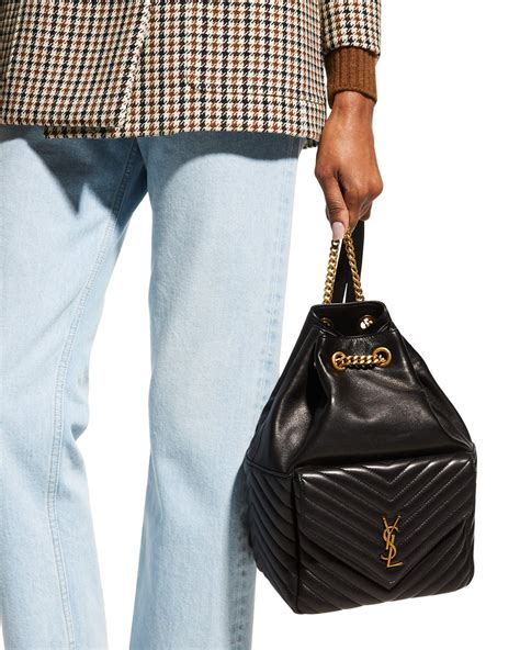 quilted lambskin ysl backpack bag|JOE backpack in lambskin .